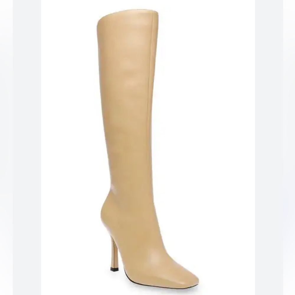 STEVE MADDEN Kalani Knee High Boot - Cream Paris size 8